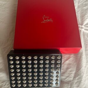 Christian Louboutin Black Studded Card Case! NWOT!